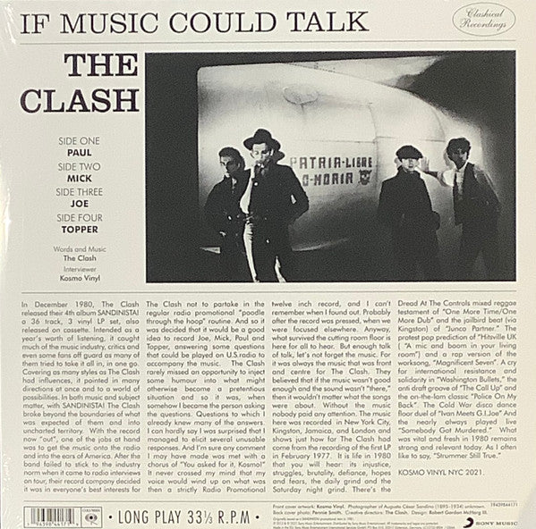CLASH, THE (ザ・クラッシュ) - If Music Could Talk (EU 3,600 Ltd. RSD 2021 Reissue 2xLP/ New)