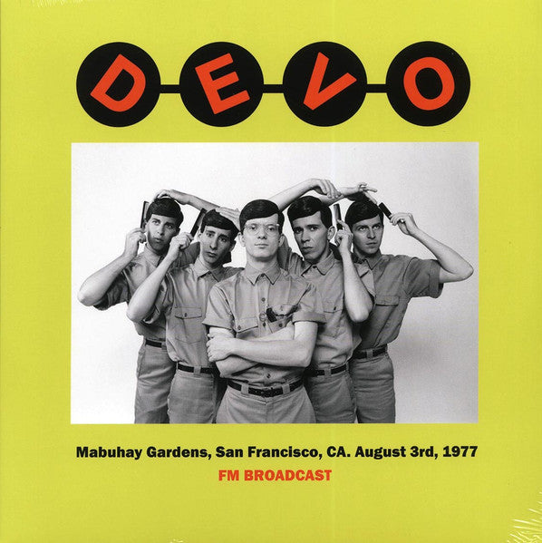 DEVO (ディーヴォ)  - Mabuhay ardens, San Francisco, CA. August 3rd, 1977 (EU 500枚限定 LP/NEW)