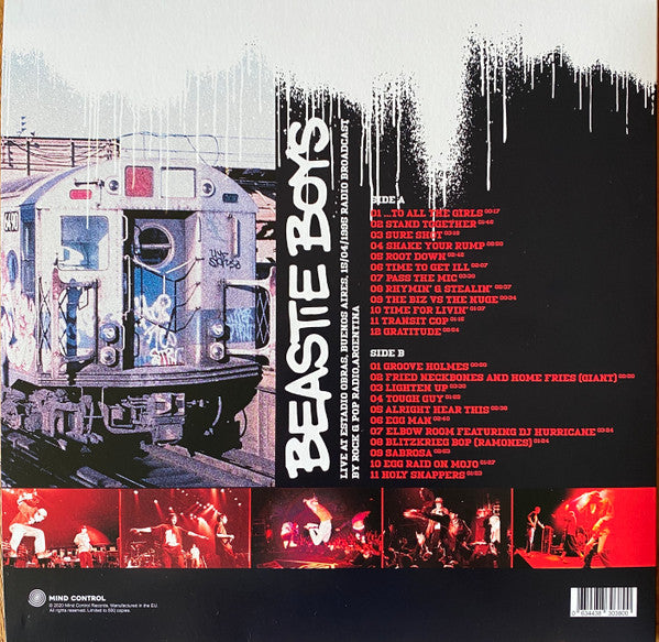 BEASTIE BOYS (ビースティ・ボーイズ)  - Live At Estadio Obras, Buenos Aires, April 15th 1995 - Radio Broadcast (EU 500枚限定リリース LP/NEW)