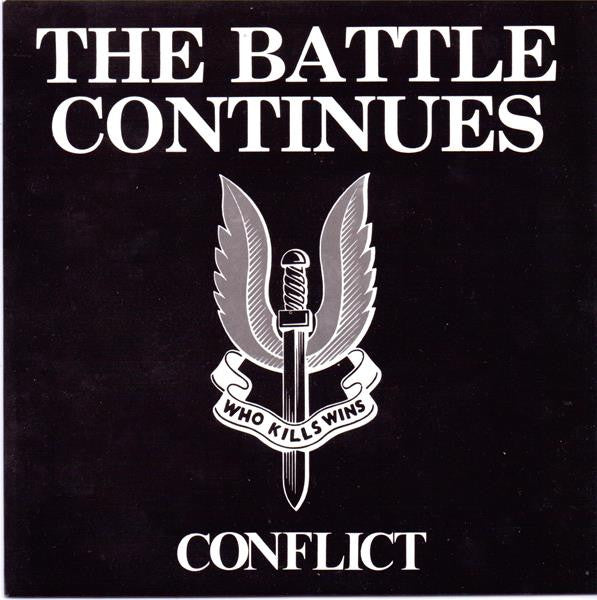 CONFLICT (コンフリクト)  - The Battle Continues (UK 限定再発 7"「廃盤 New」)