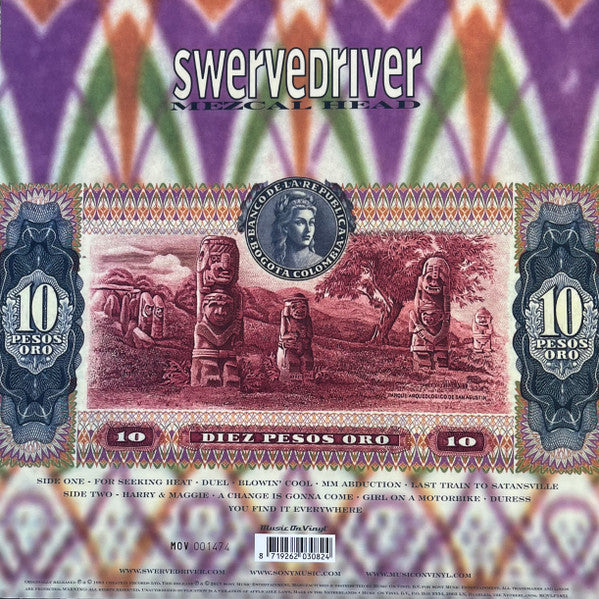 SWERVEDRIVER (スワーヴドライヴァー)  - Mezcal Head (EU 1,500枚限定復刻再発180グラム重量「ブルーマーブルヴァイナル」 LP/NEW)