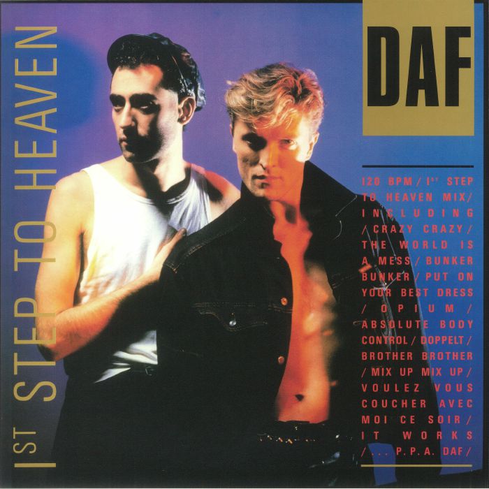 D.A.F.(Deutsch-Amerikanische Freundschaft) (ダフ)  - 1st Step To Heaven (EU 限定1000枚再発「ゴールドヴァイナル 」LP/NEW)