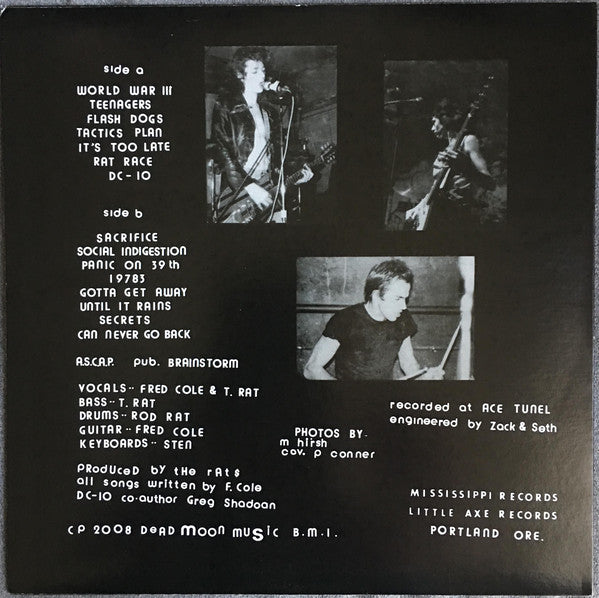 RATS, THE (ザ・ラッツ)  - S.T. (US Ltd.Reissue LP / New)