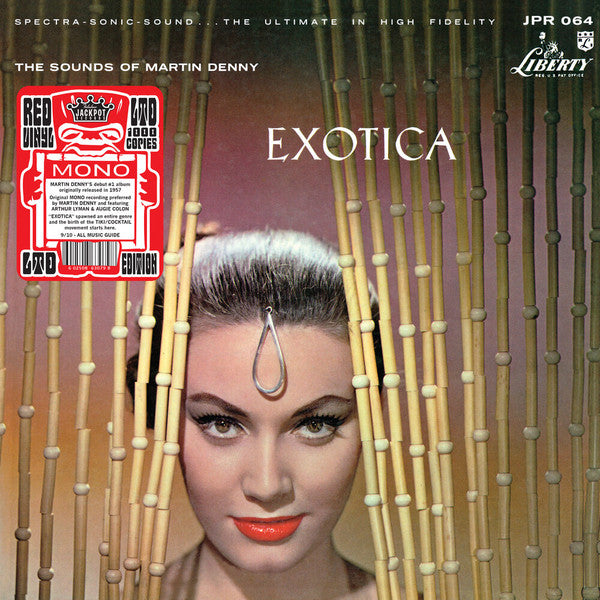 MARTIN DENNY (マーティン・デニー)  - Exotica (US Re Ltd.1000 Red Vinyl Mono LP/New)