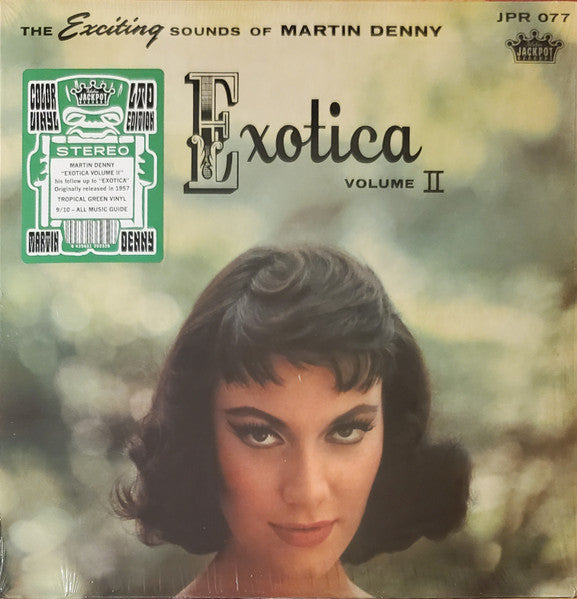 MARTIN DENNY (マーティン・デニー)  -Exotica Volume 2 (US 限定復刻再発「グリーンVINYL」ステレオ LP/New)