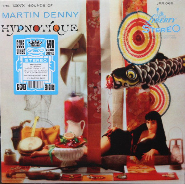 MARTIN DENNY (マーティン・デニー)  - Hypnotique (US Re Ltd.1000 Blue Vinyl Stereo LP/New)