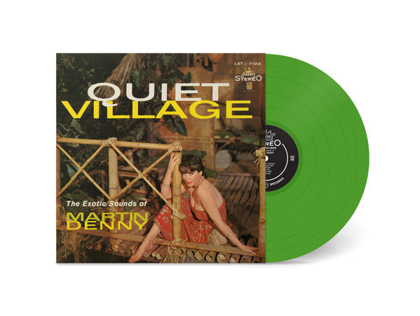 MARTIN DENNY (マーティン・デニー)  - Quiet Village (US 限定1000枚復刻再発「（ライム）グリーンVINYL」ステレオ LP/New)