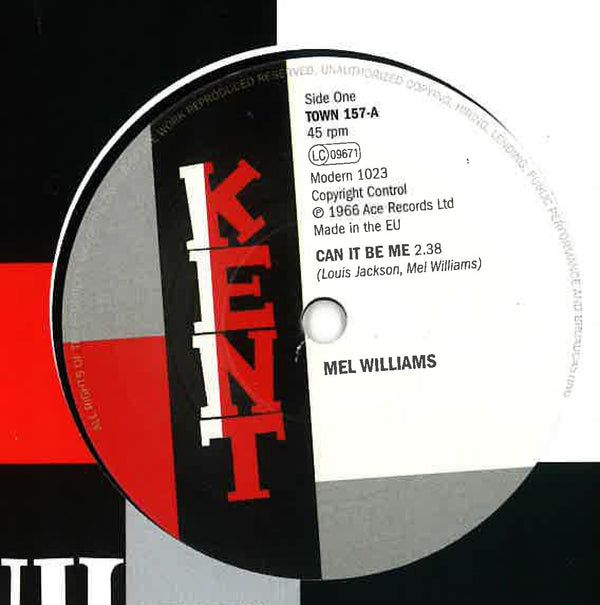 MEL WILLIAMS (メル・ウィリアムス)  - Can It Be Me (UK Ltd.Reissue 7"+CS/New）