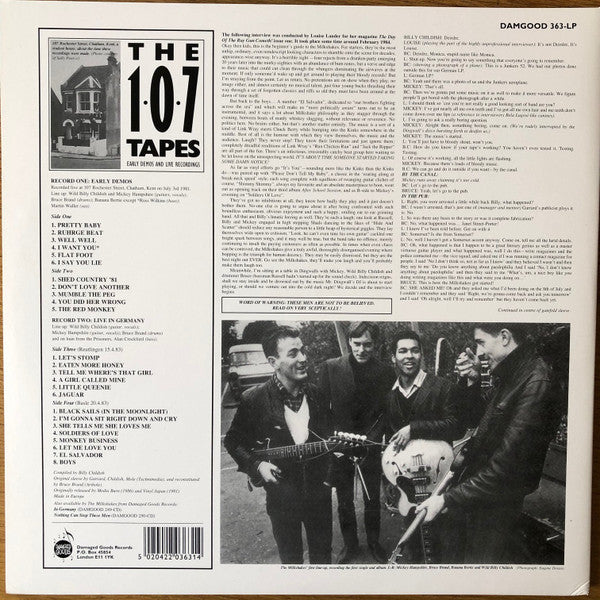 MILKSHAKES (ミルクシェイクス)  - The 107 Tapes (UK Ltd.Reissue 2xLP/New)