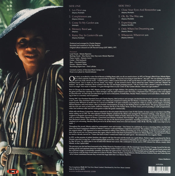 MINNIE RIPERTON (ミニー・リパートン)  - Come To My Garden (EU Ltd.Reissue 180g Green VInyl LP/New)