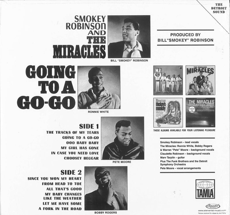 MIRACLES (SMOKEY ROBINSON ＆ THE) (スモーキー・ロビンソン＆ミラクルズ)  - Going To A Go-Go (EU 限定復刻再発180gステレオ LP/New)