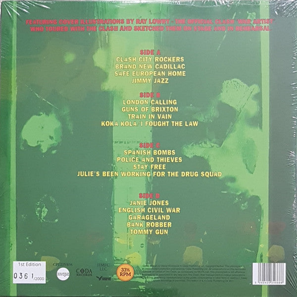 CLASH, THE (ザ・クラッシュ) - London Calling The Big Apple - The Cable Broadcast From The Capitol Theatre Passaic NJ 1980 (UK 2,000 Ltd.2xClear Green Vinyl 10"/ New)
