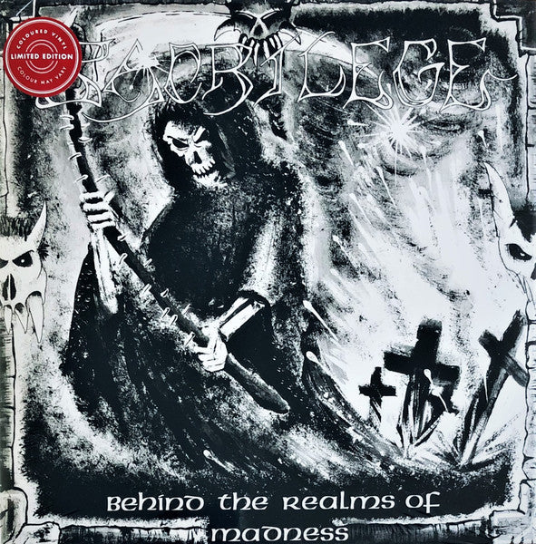 SACRILEGE (サクリレジ) - Behind The Realms Of Madness (UK Ltd.Reissue 2xBlack & White Splatter Vinyl LP/New )