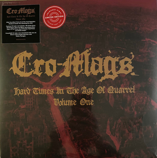 CRO-MAGS (クロ・マグス) - Hard Times In The Age Of Quarrel Vol. 1(UK Ltd.Reissue 2xWhite Vinyl LP/New)