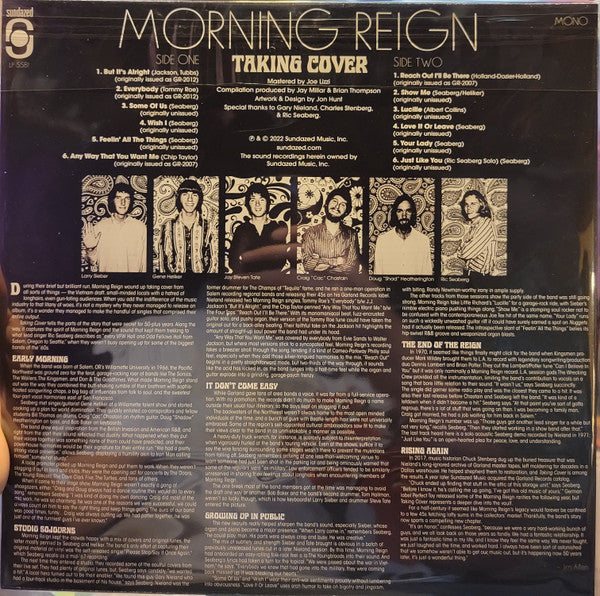 MORNING REIGN (モーニング・レイン)  - Taking Cover (US Ltd.Blue Vinyl Mono LP/New)