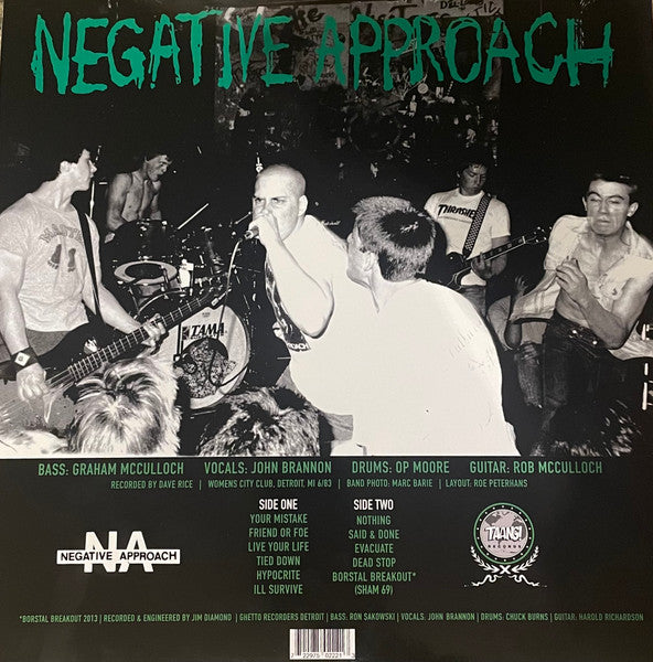 NEGATIVE APPROACH (ネガティヴ・アプローチ) - Tied Down Demo 6/83 (US Limited LP/ New)