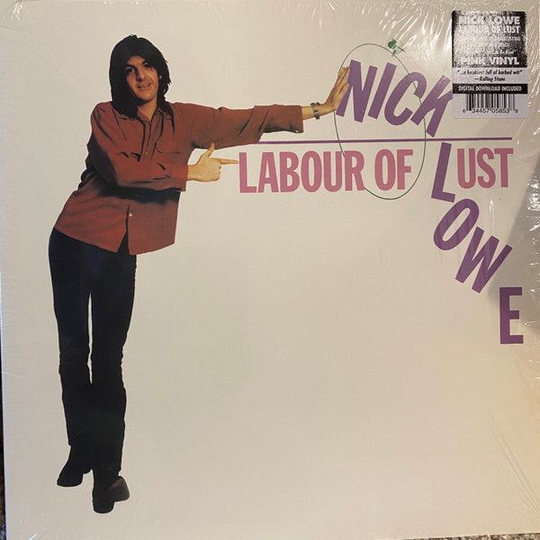 NICK LOWE (ニック・ロウ) - Labour Of Lust (US 限定復刻再発ピンク・ビニール LP/ New)