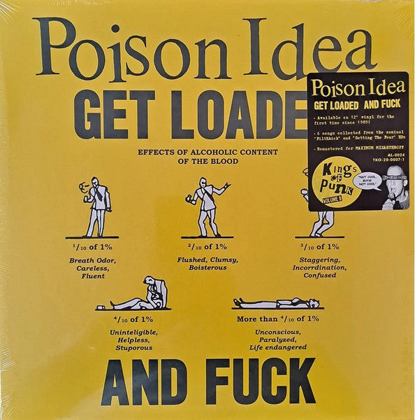 POISON IDEA (ポイズン・アイデア) - Get Loaded And Fuck (US Ltd.Reissue MLP/New)