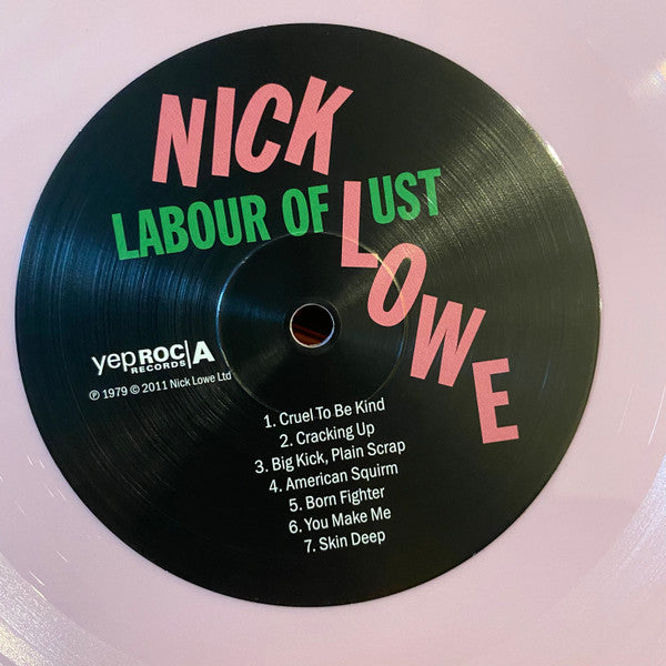 NICK LOWE (ニック・ロウ) - Labour Of Lust (US 限定復刻再発ピンク・ビニール LP/ New)