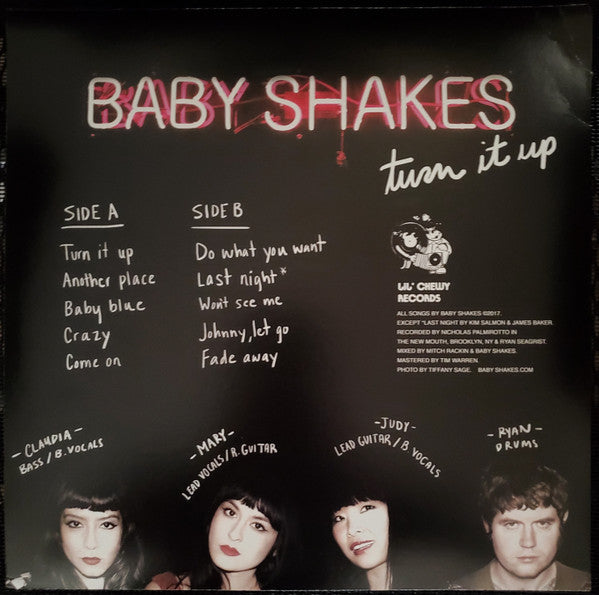 BABY SHAKES (ベイビー・シェイクス) - Turn It Up (US 限定プレス LP / New)