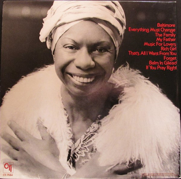 NINA SIMONE (ニーナ・シモン)  - Baltimore (US Ltd.Reissue LP/New)