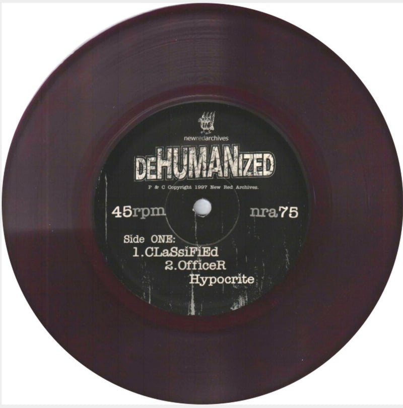 DEHUMANIZED (デヒューマナイズド)  - Classified +3 (US 限定パープルヴァイナル 7"「廃盤 New」)