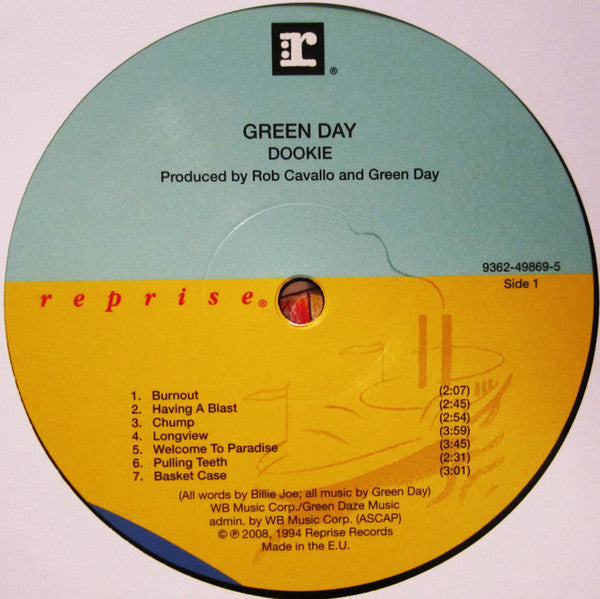 GREEN DAY (グリーン・デイ) - Dookie (EU Ltd.Reissue LP/ New)
