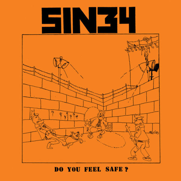 SIN 34 (シン 34) - Do You Feel Safe ? (US Ltd.Reissue LP/ New)