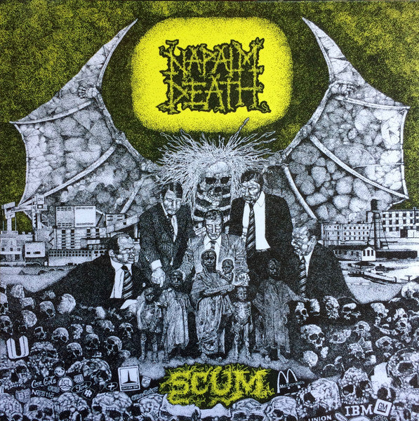 NAPALM DEATH (ナパーム・デス) - Scum (UK 限定再発 LP+Lime Green CVR/ New)