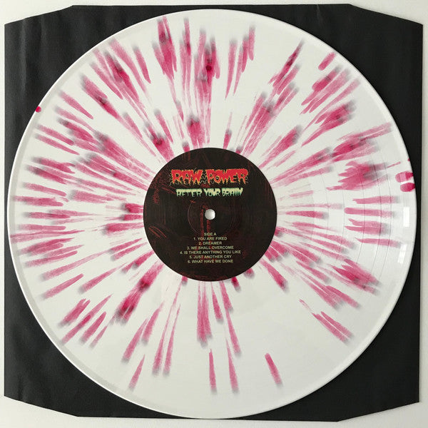 RAW POWER (ロウ・パワー) - After Your Brain (UK Ltd.Reissue White & Red Splatter Vinyl LP / New)