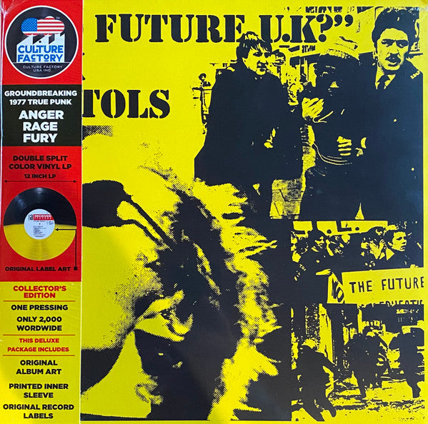 SEX PISTOLS (セックス・ピストルズ) - "No Future U.K?" (US 2,000 Ltd.Reissue Yellow & Black Vinyl LP/New)