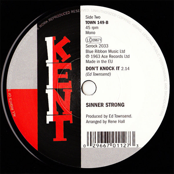 NEWPORTS / SINNER STRONG (ニューポーツ / シンナー・ストロング)  - Dixie Women / Don't Knock It (UK Ltd.Reissue 7"+CS/New）