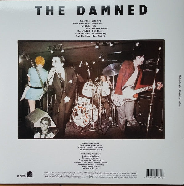 DAMNED, THE (ザ・ダムド) - Damned Damned Damned (EU 限定「デラックス40周年記念再発」 180g LP/ New)