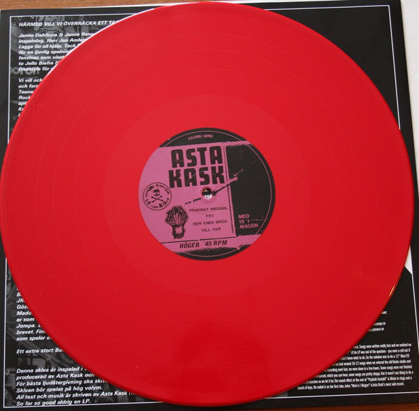 ASTA KASK (アスタ・カスク) - Med Is I Magen (Sweden Ltd.Reissue Red Vinyl MLP/ New)