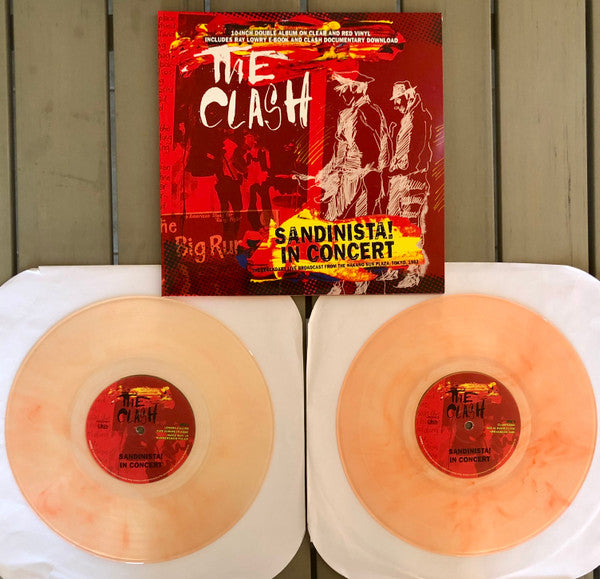 CLASH, THE (ザ・クラッシュ) - Sandinista! In Concert - The Legendary Live Broadcast From The Nakano Sun Plaza Tokyo 1982 (UK 2,000 Ltd.2xClear Red Vinyl 10" / New)