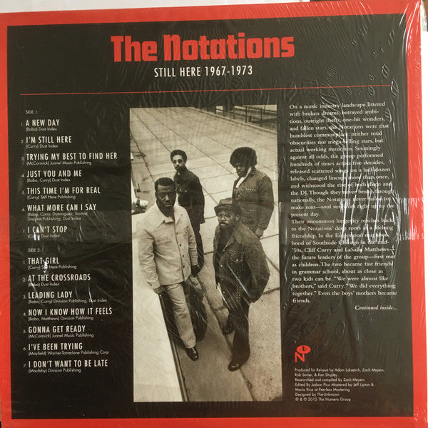 NOTATIONS (ノーテイションズ)  - Still Here (1967-1973) (US Ltd.Reissue Red Vinyl LP/New) 赤盤再発!