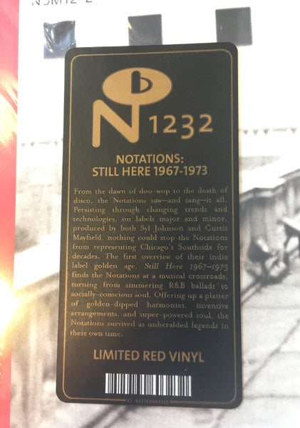 NOTATIONS (ノーテイションズ)  - Still Here (1967-1973) (US Ltd.Reissue Red Vinyl LP/New) 赤盤再発!