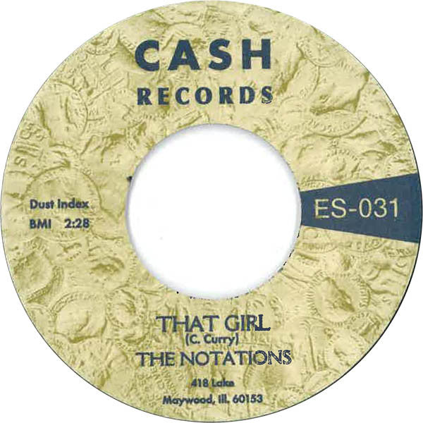 NOTATIONS (ノーテイションズ)  - That Girl (US Ltd.Reissue 7"+CS/New)