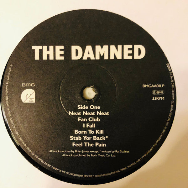 DAMNED, THE (ザ・ダムド) - Damned Damned Damned (EU 限定「デラックス40周年記念再発」 180g LP/ New)