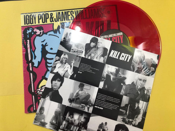 IGGY POP & JAMJES WILLIAMSON (イギー・ポップ & ジェイムズ・ウイリアムソン)  - Kill City (US 限定再発レッドヴァイナル LP / New)