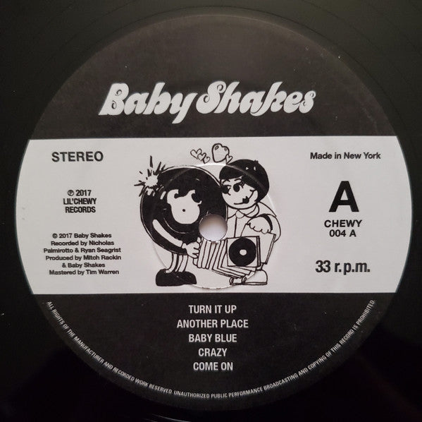 BABY SHAKES (ベイビー・シェイクス) - Turn It Up (US 限定プレス LP / New)