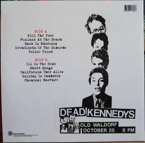 DEAD KENNEDYS (デッド・ケネディーズ) - Live at The Old Waldorf, San Francisco, October 25th, 1979 - FM Broadcast (EU 500枚限定再発 LP/ New)