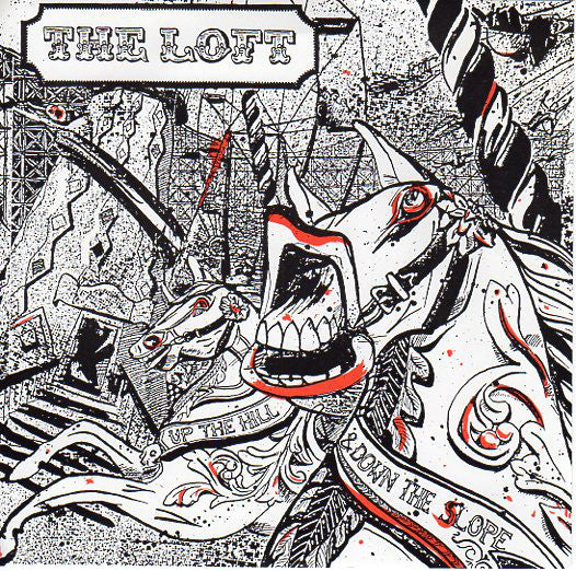 LOFT, THE (ザ・ロフト)  - Up The Hill & Down The Slope (UK Ltd.Reissue White Black & Red Splatter Vinyl 7"/NEW)
