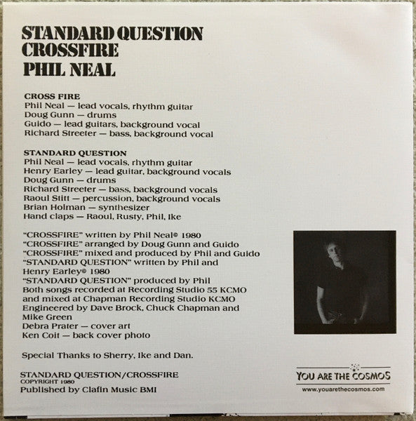 PHIL NEAL (フィル・ニール) - Standard Question (Spain Ltd.Reissue Pink Vinyl 7"/New)
