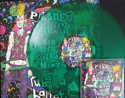 RUBELLA BALLET (ルベラ・バレエ)  - Planet Punk (UK 限定グリーンヴァイナル LP+CD 「廃盤 New」 )