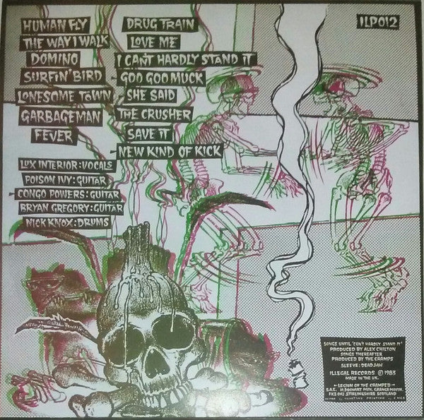 CRAMPS (クランプス)  - Off The Bone (EU 限定リプロ再発 LP-3D印刷ジャケ/New)