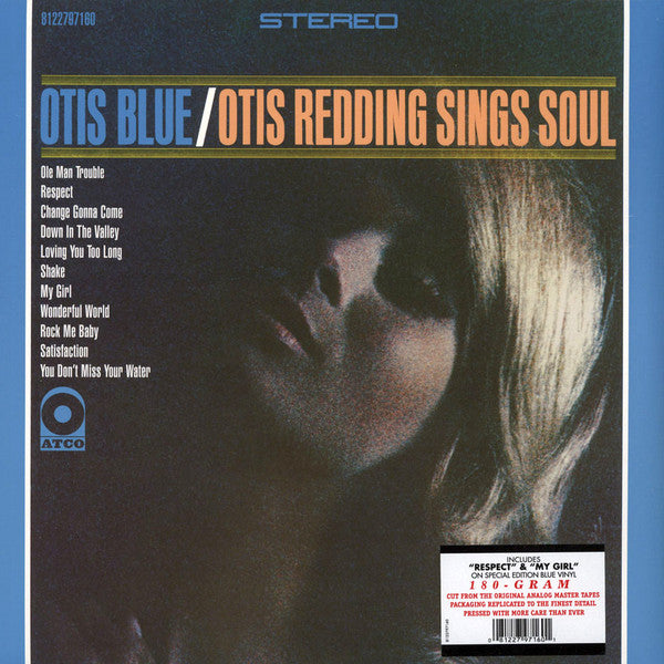 OTIS REDDING (オーティス・レディング)  - Otis Blue / Otis Redding Sings Soul (EU 限定復刻再発「ブルーVINYL」180g高音質ステレオ LP/New)