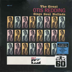 OTIS REDDING (オーティス・レディング)  - The Great Otis Redding Sings Soul Ballads (EU Ltd.Re 180g Mono LP/New)