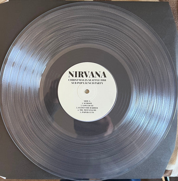 NIRVANA (ニルヴァーナ)  - Christmas In Seattle 1988 - Sub Pop Launch Party (EU Limited Clear Vinyl 2xLP-GS/NEW)
