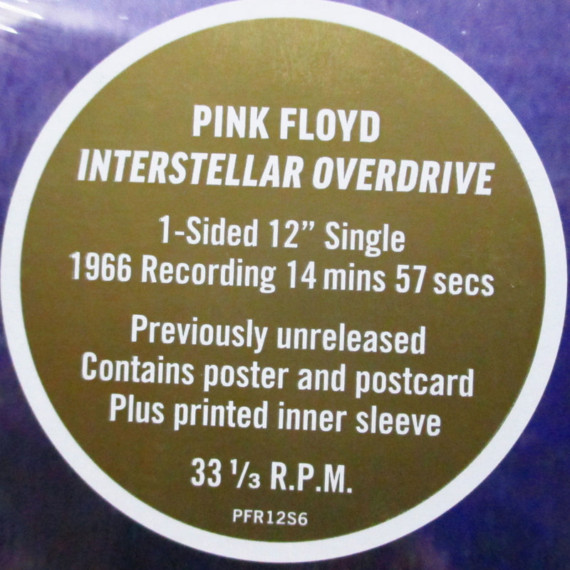 PINK FLOYD (ピンク・フロイド)  - Interstellar Overdrive (EU 4,000 Ltd.RSD 2017,  1-Sided 12"+Inner,Poster, Postcard /2 Stickered CVR-New)